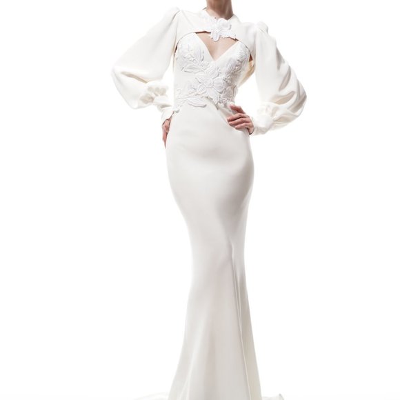 Elizabeth Fillmore IRIS dress and EDWARDIAN SHRUG - Picture 6 of 16